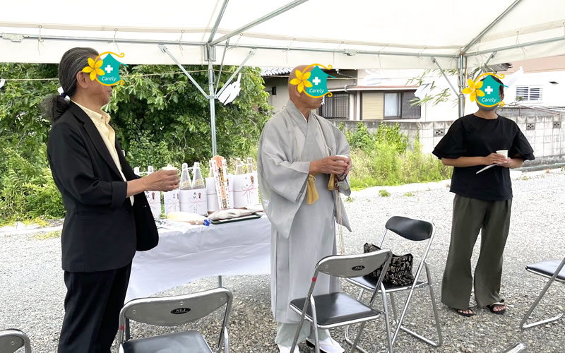 地鎮祭を行いました。
