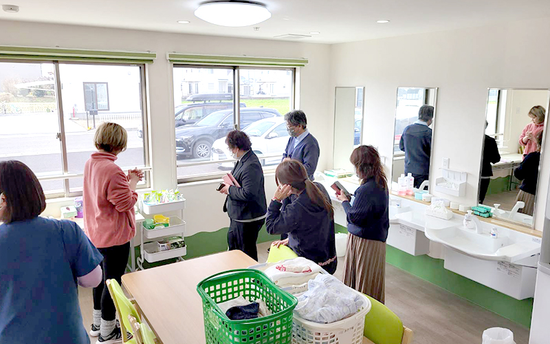 大分県中津市のスタッフさんにOJTを行いました。