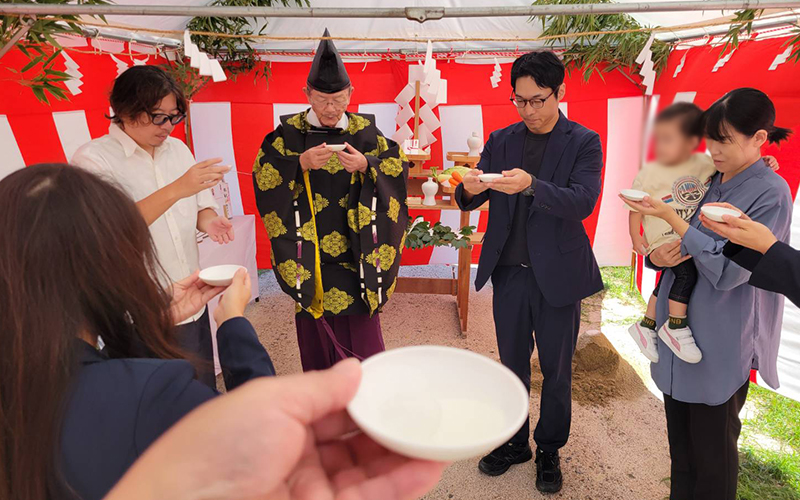 ナーシングホームすまいる米子河崎 地鎮祭が執り行われました